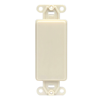 Leviton 1-Gang Decora Blank Insert (Ivory)
