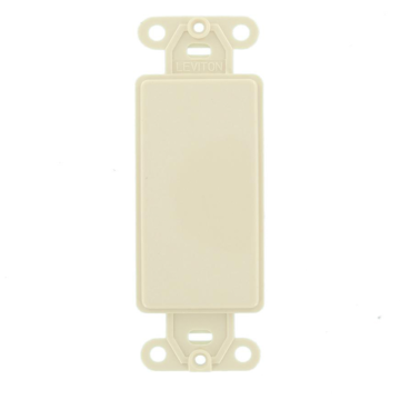 Leviton 1-Gang Decora Blank Insert (Light Almond)