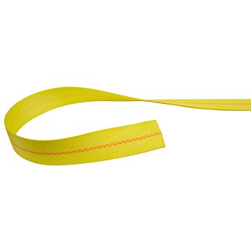 Ancra Cargo 2"- 6,000 lb. WLL - Yellow - Unstenciled Webbing, 100 YD Roll
