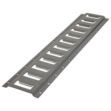 Buyers Products Carbon Steel Powdercoated E-Track (Gunmetal Gray)
