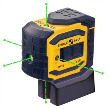 Stabila Green Battery 1.5 V 5-Point Beam Self-Leveling Line Laser Level