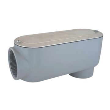 SIGMA Threaded 1 in Flat EMT LB Access Fitting Conduit Body