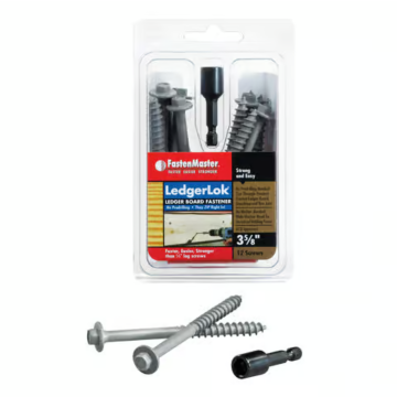 Ledger Board Screw 3 5/8" 12pk
