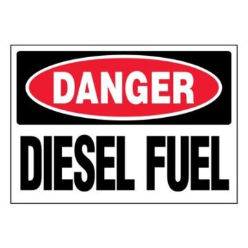 SETON Diesel Tank Danger Off Road Warning Label