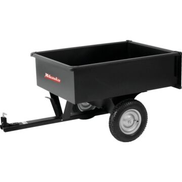 Milwaukee 10 Cu. Ft. 750 Lb. Steel Tow-Behind Garden Cart