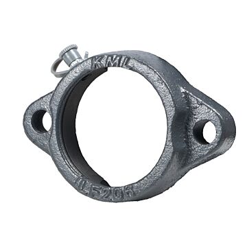 KML 62 mm 90.5 mm Cast Iron Flange Mount Ball Bearing Unit