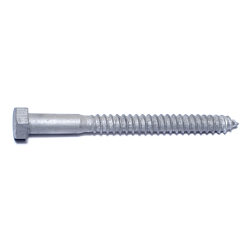 1/2" x 5-1/2" Hex Head, Lag Screw, Galvanized 