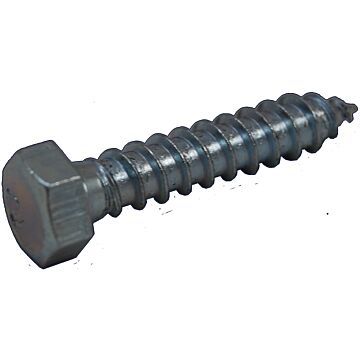 1/4" x 2" Hex Head, Lag Screw, Zinc 