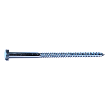 1/4" x 5-1/2" Hex Head, Lag Screw, Zinc 
