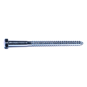 3/8" x 5-1/2" Hex Head, Lag Screw, Zinc 