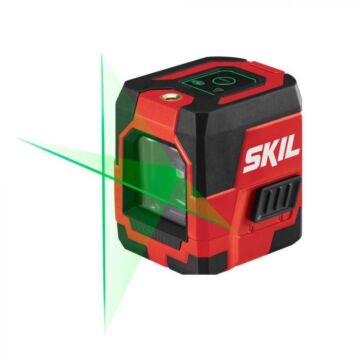 SKIL Chervon North America 65 ft Green Battery Self-leveling Cross Line Laser Level