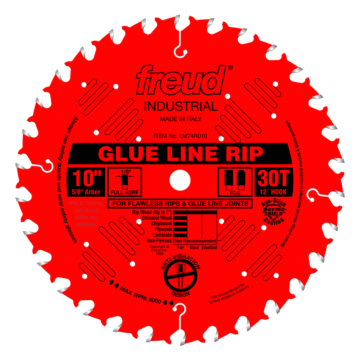 Freud Tools Industrial Glue Line Ripping Blade - 10 in.