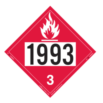 John M. Ellsworth 1993 Adhesive Placard