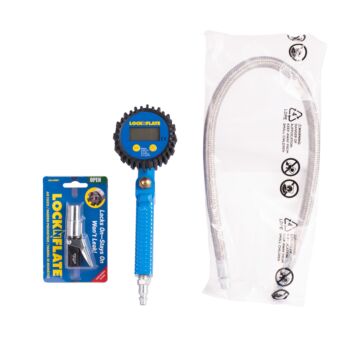 Lock-N-Lube Tire Inflator/Deflator w/ Gauge