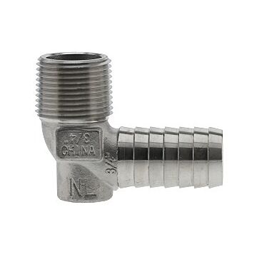 Merrill 90 deg Elbow 1 x 3/4 in Insert x MNPT Hydrant Pipe Elbow