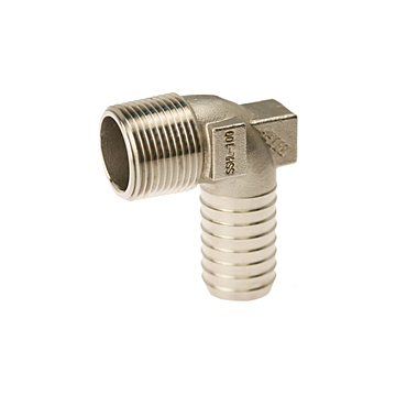 Boshart Industries 3/4"MPT x INS 304SS HYD ELBOW