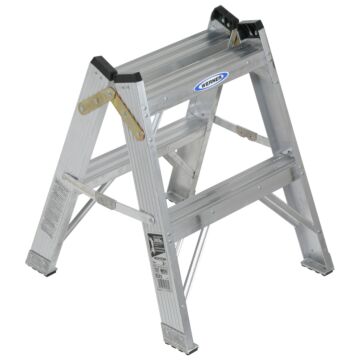 Werner Type IA Aluminum Twin Step Stool - 2 ft