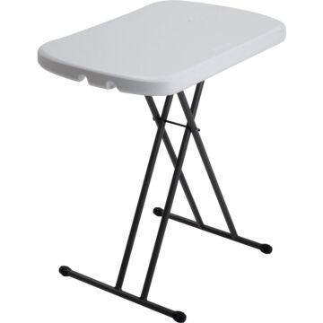 Lifetime Products Lifetime 26 In. x 18 In. White Granite Personal Folding Table
