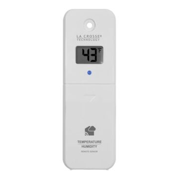 La Crosse® -40 to 140 deg F 10% to 99% RH Temperature and Humidity Sensor