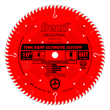 Freud Tools Thin Kerf Ultimate Cut-Off Blade - 10 in.