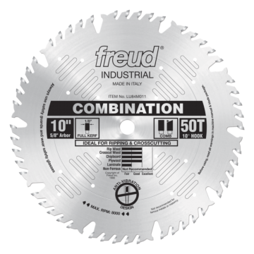 Freud Tools Combination Blade - 10 in.