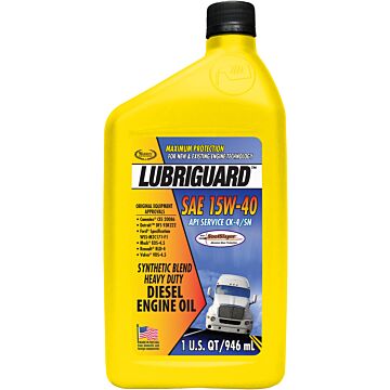 Warren Oil Lubriguard 15W40 Engine Oil, 1 Quart
