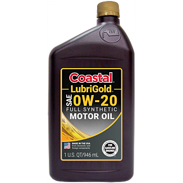 Warren Oil Coastal Lubrigold Full Synthetic 0W20 Quart