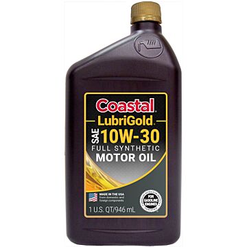 Warren Oil Coastal Lubrigold Full Synthetic 10W30 Quart