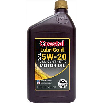 Warren Oil Coastal Lubrigold Full Synthetic 5W20 Quart
