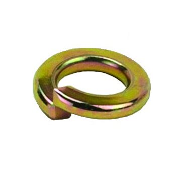 Split Lock Washer (Yellow Zinc) 1/2 in.