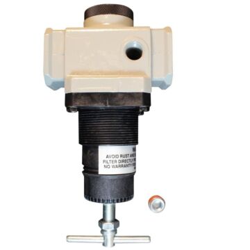 Milton 10 to 250psi Aluminum Blk/Silver High Pressure Regulator