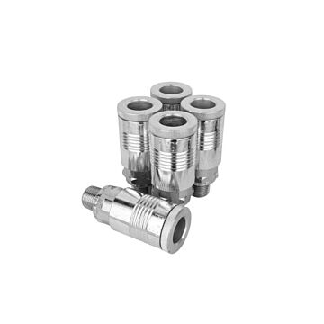 Milton 3/8 in MNPT Steel Q-Style Hose Coupler
