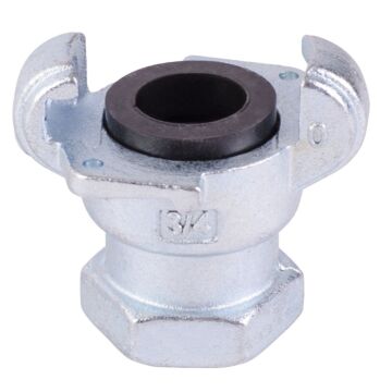 Milton 3/4 in FNPT 150 psi 160 deg F Malleable Iron 2-Claw Twist Lock Universal Coupler