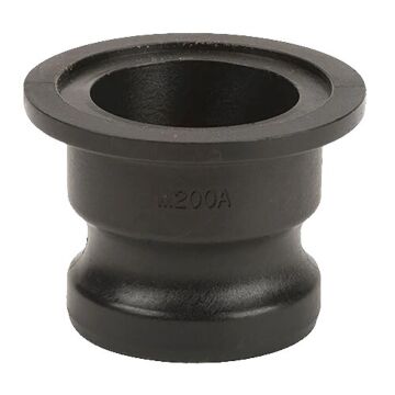Banjo 2" Standard Port Flange x 2" Male Camlock, Poly Fitting