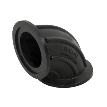 Banjo 2" Full Port Flange Sweep 90deg Elbow, Poly