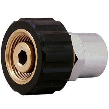 JE Adams Industries, Ltd 3/8" Female NPT x M22 Female Coupler