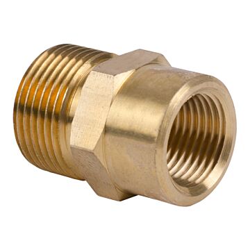 JE Adams Industries, Ltd 3/8" Female NPT x M22 Male Brass Twist Adapter