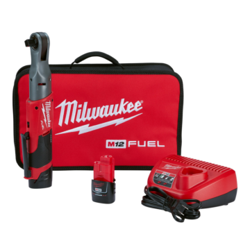 Milwaukee M12 FUEL™ 1/2 in. Ratchet 2 Battery Kit