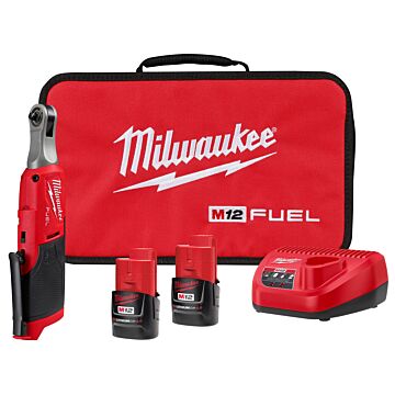 Milwaukee M12 FUEL™ 1/4" High Speed Ratchet Kit
