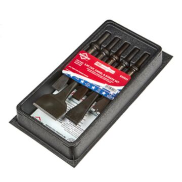 MAYHEW® Steel Black Oxide Steel Chisel and Scrape Set