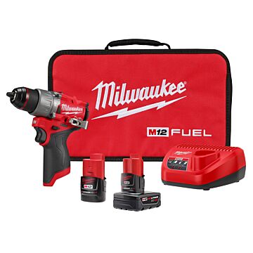 Milwaukee M12 FUEL™ 1/2" Hammer Drill/Driver Kit