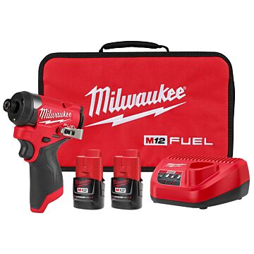 Milwaukee M12 FUEL™ 1/4" Hex Impact Driver Kit