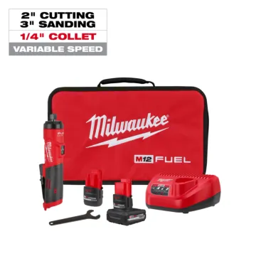 Milwaukee M12 FUEL 1/4 in. Straight Die Grinder (Kit)