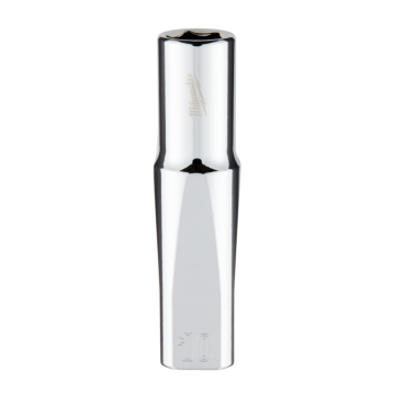 Milwaukee 3/8" Drive 10mm Metric Deep Socket with FOUR FLAT™ Sides