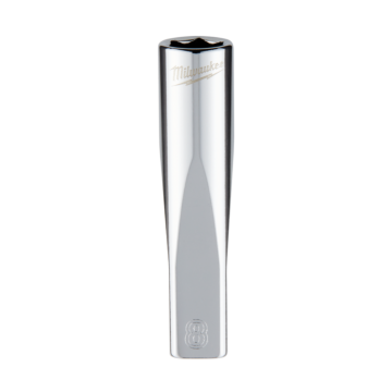 Milwaukee 1/4" Drive 8mm Metric Deep Socket with FOUR FLAT™ Sides