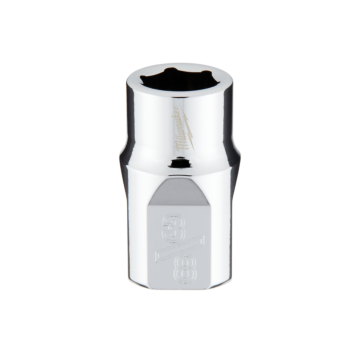 Milwaukee 3/8" Drive 3/8" SAE Socket with FOUR FLAT™ Sides