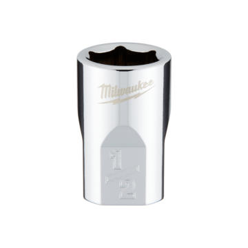 Milwaukee 3/8" Drive 1/2" SAE Socket with FOUR FLAT™ Sides
