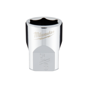 Milwaukee 3/8" Drive 5/8" SAE Socket with FOUR FLAT™ Sides