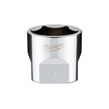 Milwaukee 3/8" Drive 1" SAE Socket with FOUR FLAT™ Sides