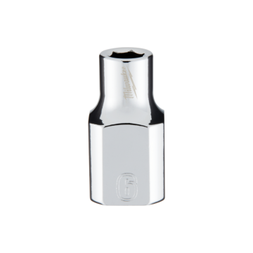 Milwaukee 3/8" Drive 6mm Metric Socket with FOUR FLAT™ Sides